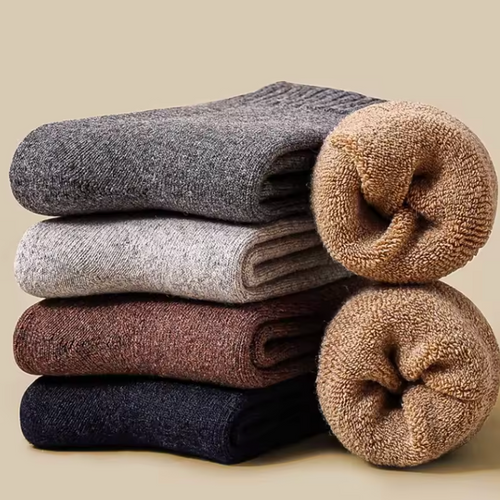 4‑Pack Thermal Fleece Socks